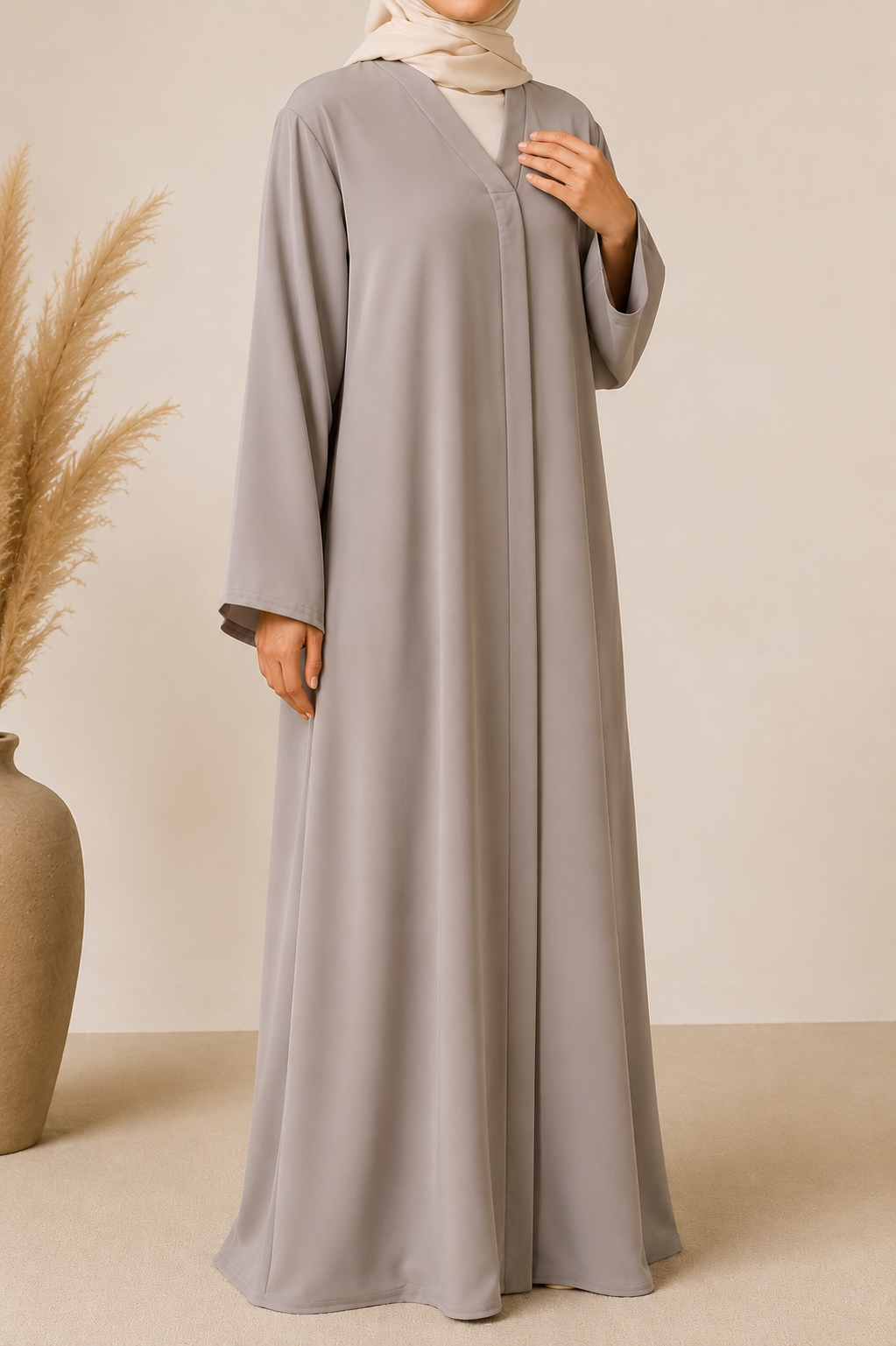 Nejma grey abaya