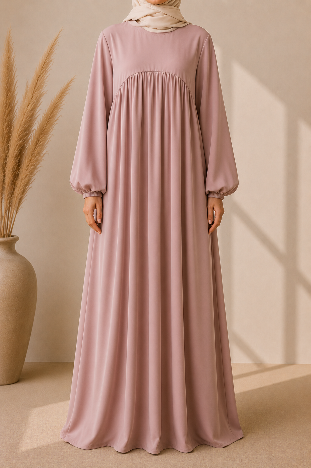 Pink Neila Abaya