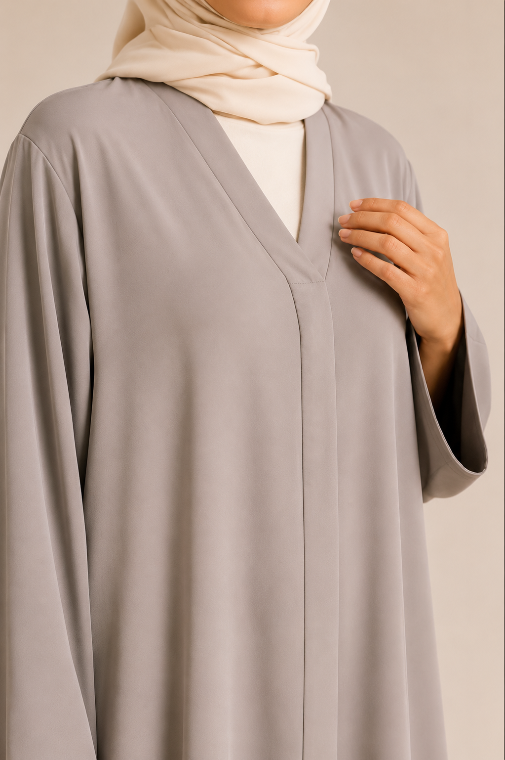 Nejma grey abaya