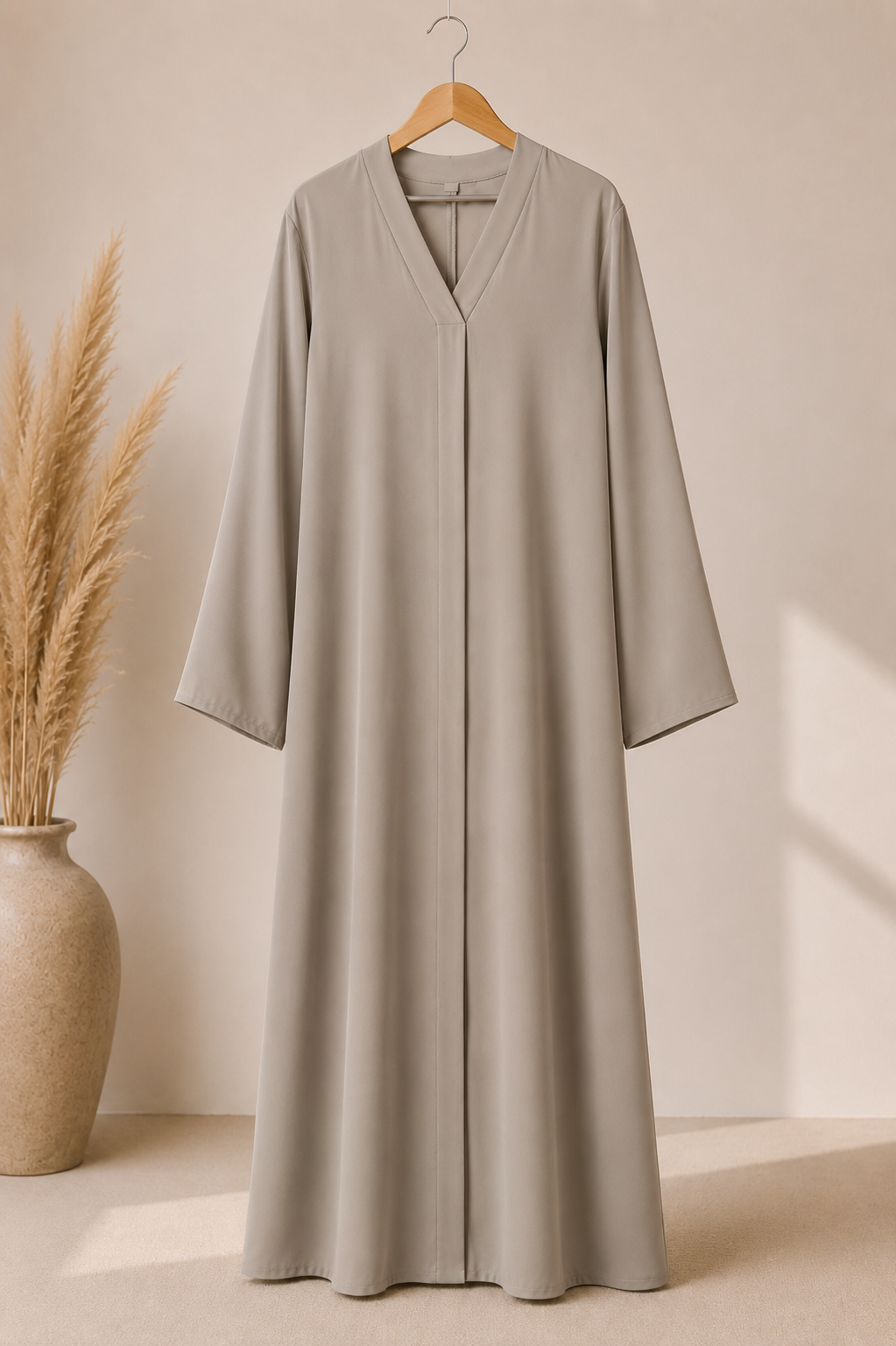 Light grey Nejma abaya