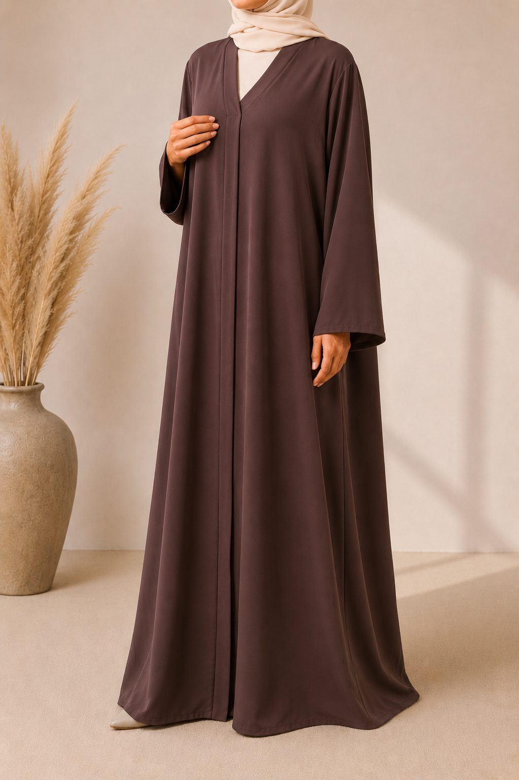 Brown Nejma Abaya