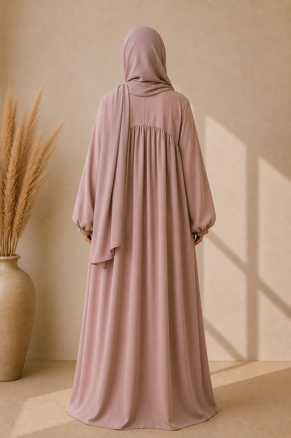 Pink Neila Abaya