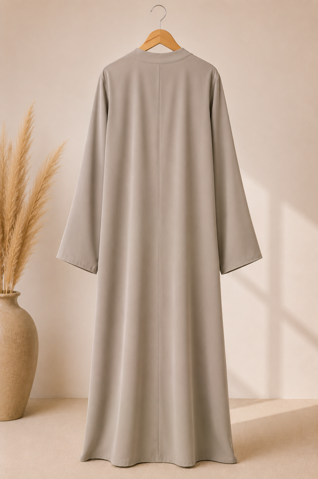 Light grey Nejma abaya