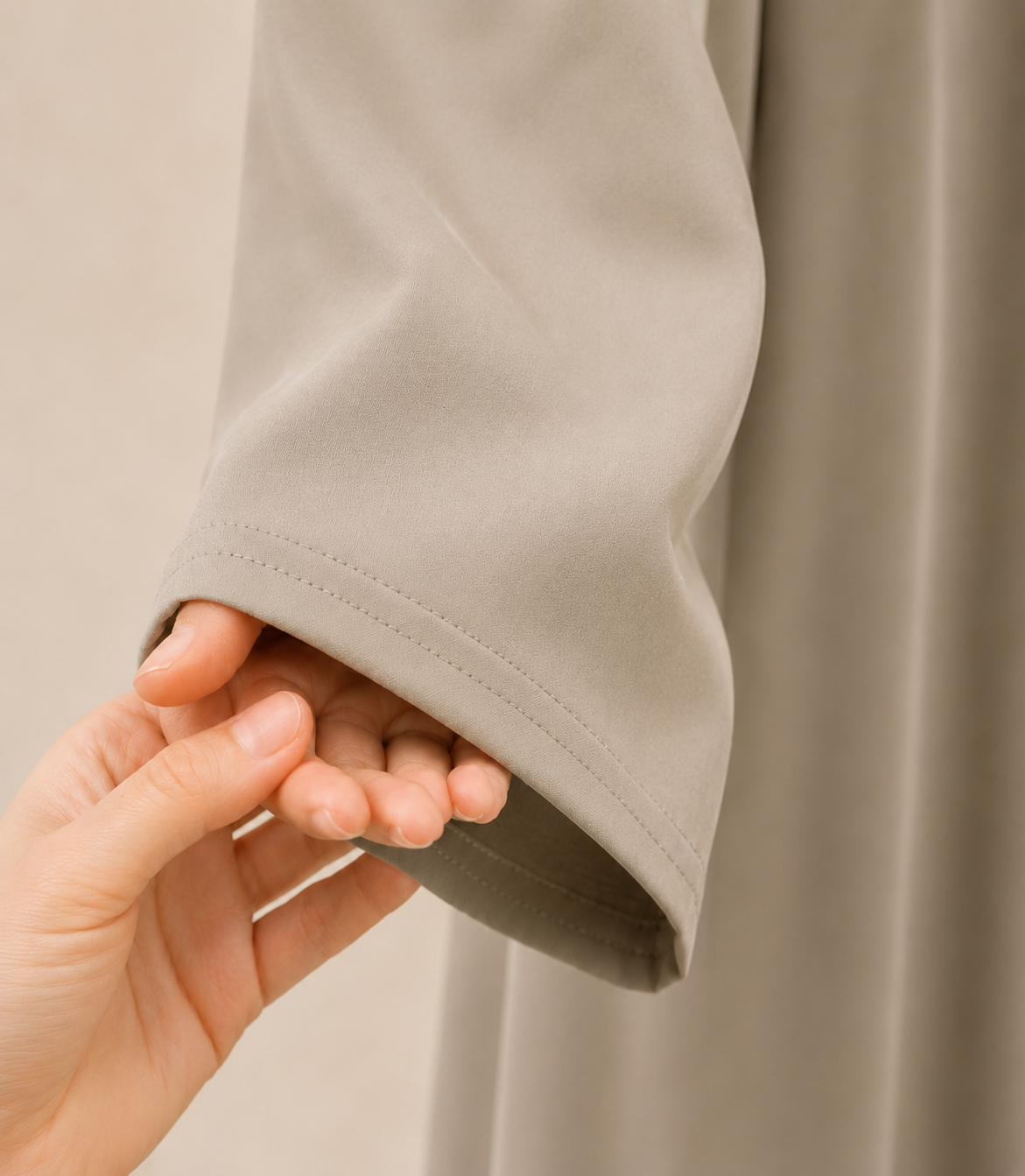 Light grey Nejma abaya