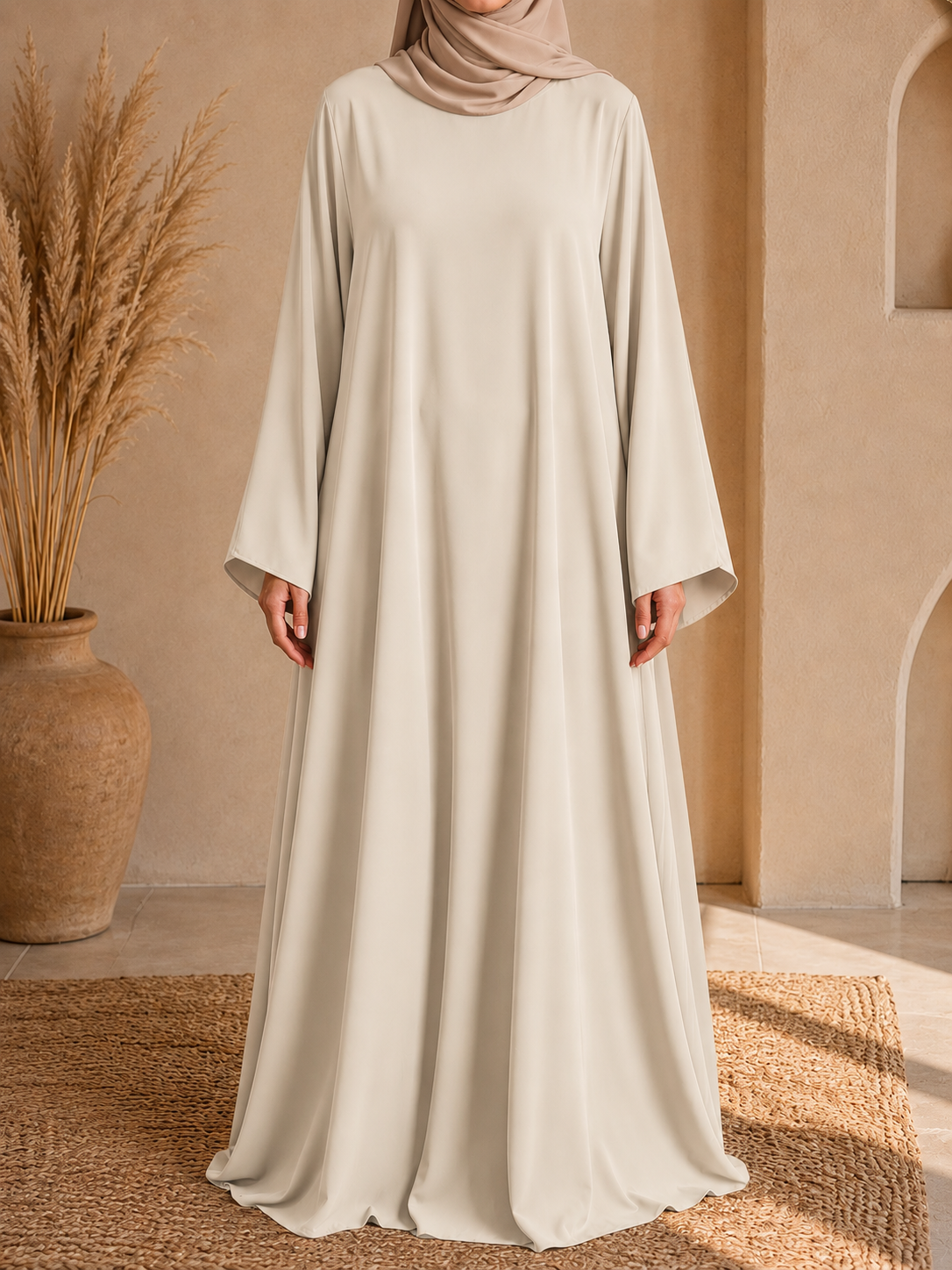 Loujayna white abaya