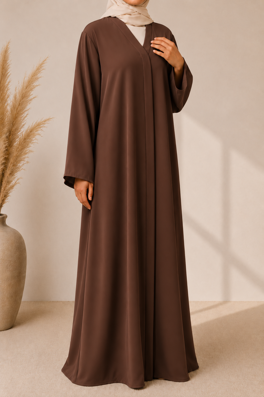 Light brown Nejma abaya