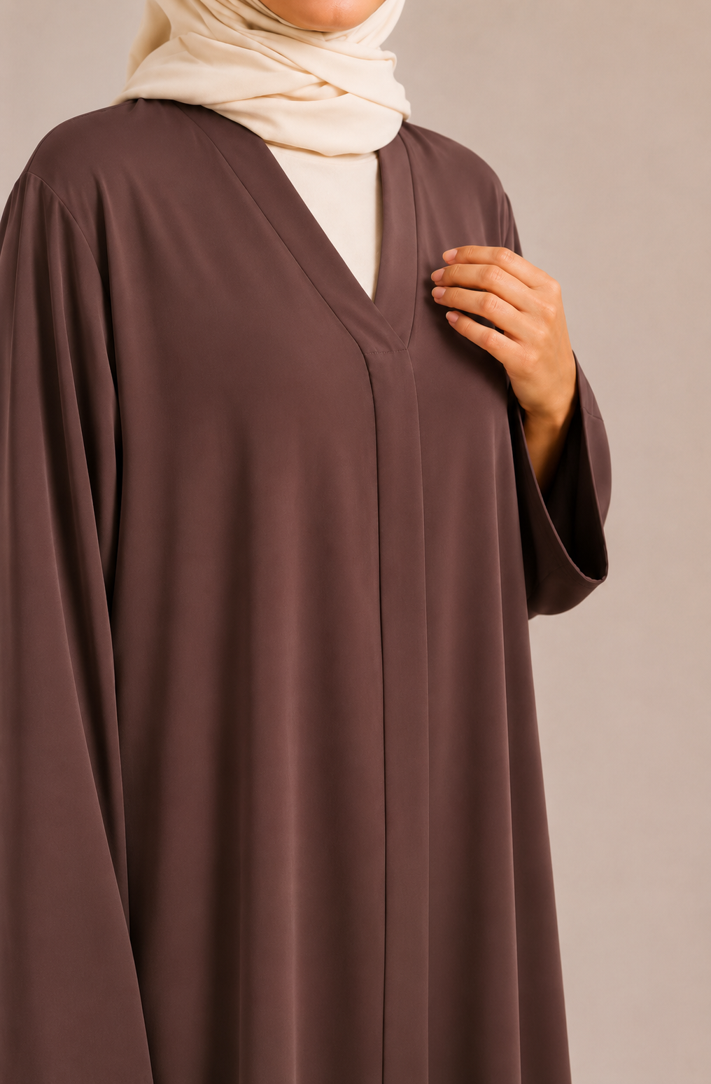 Brown Nejma Abaya