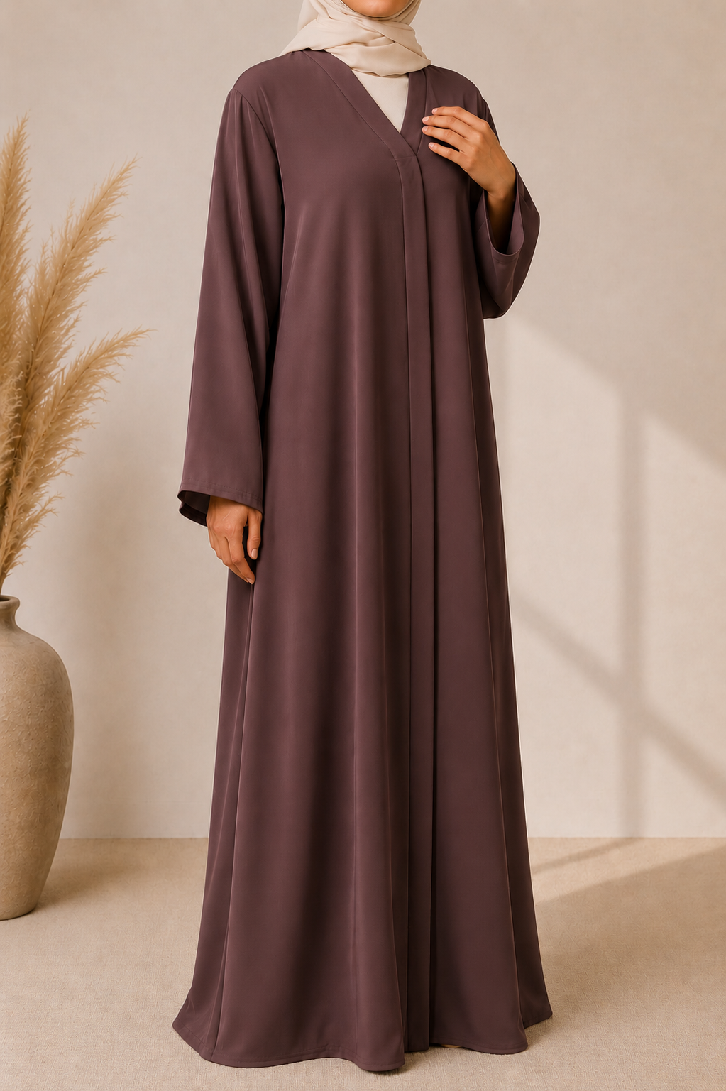Brown Nejma Abaya