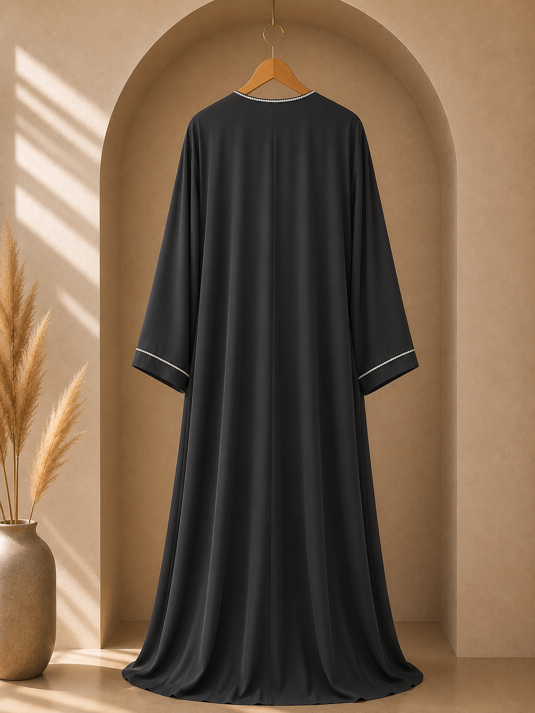 Black Dubai abaya